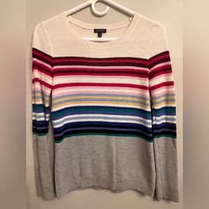Talbots Multicolor Striped Sweater XS